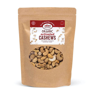 2Die4 Live Foods Organic Activated Cashews 120g